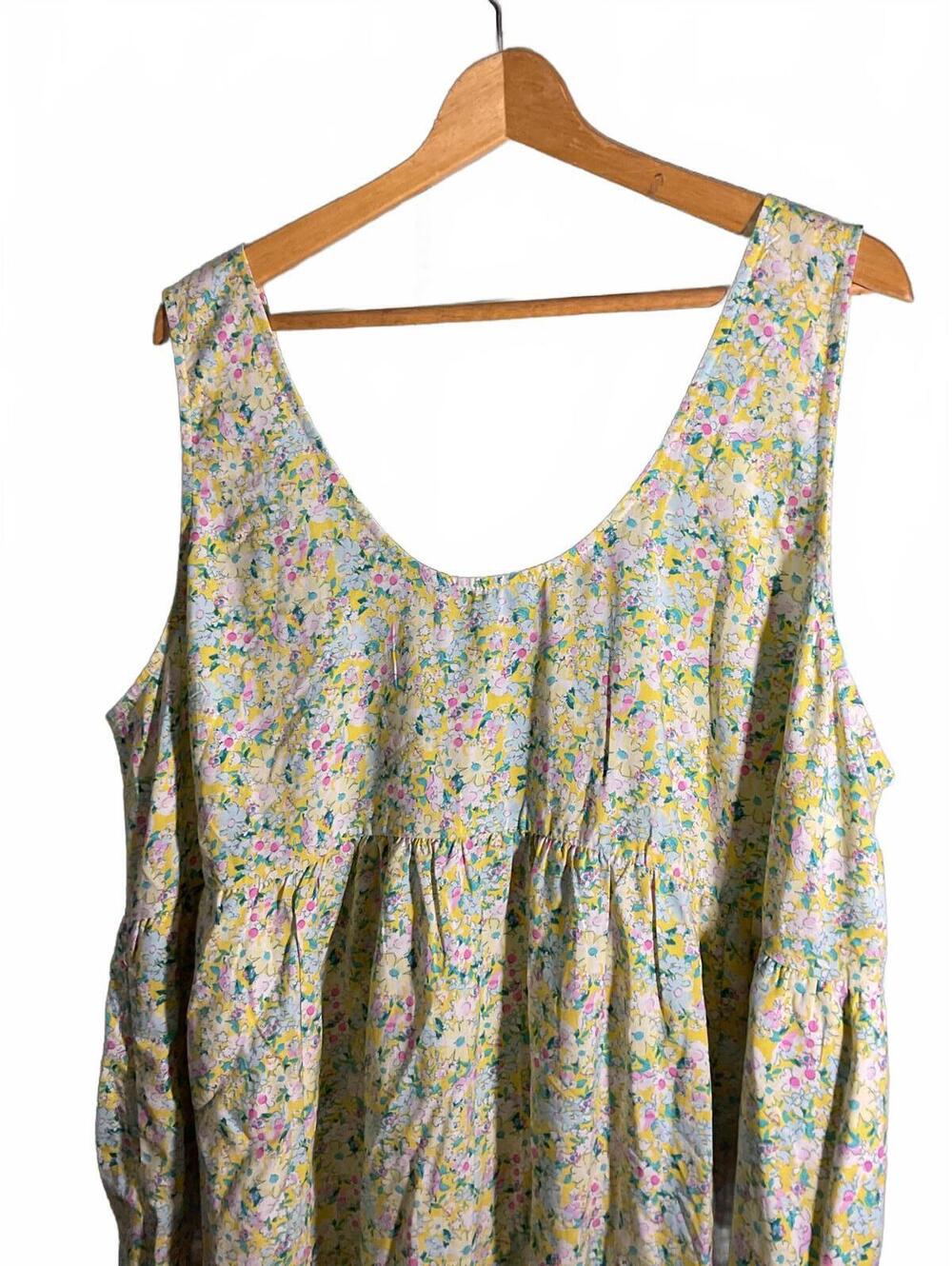 Torrid Sleeveless Tiered Floral Print Dress 2X NWT - Picture 3 of 9